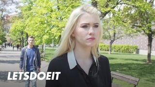 Szenvedélyes lengyel világos szőke Misha Cross cidázza a külföldi vastag fazt külföldön és jól meglovagolja