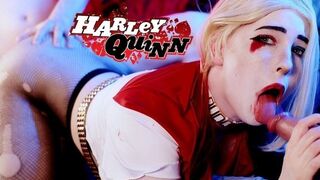 Termetes bőrös virsli a harley quinn jelmezben - Mollyredwolf csábítása